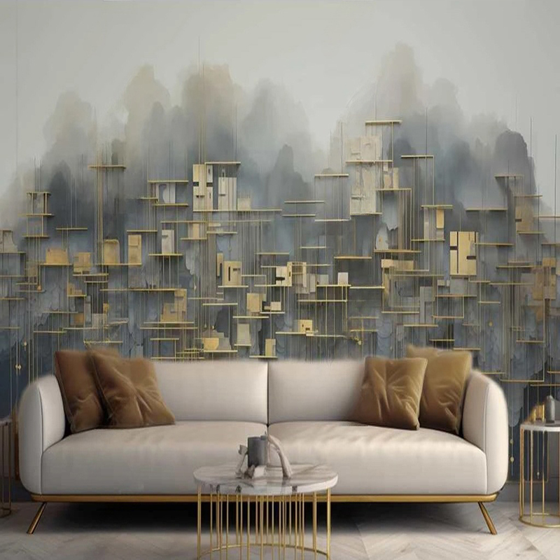 Home Textiles City - Aangepaste foto muurschildering moderne stijl abstracte