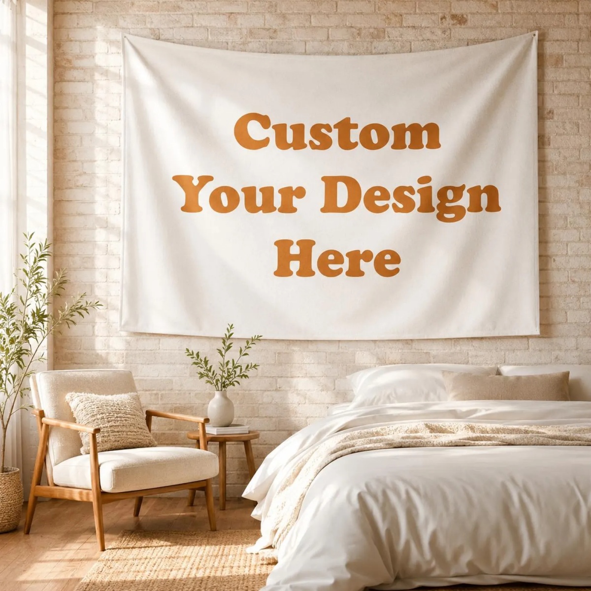 Home Textiles & Furnishings - Een gepersonaliseerd, op maat gemaakt wandkleed—een