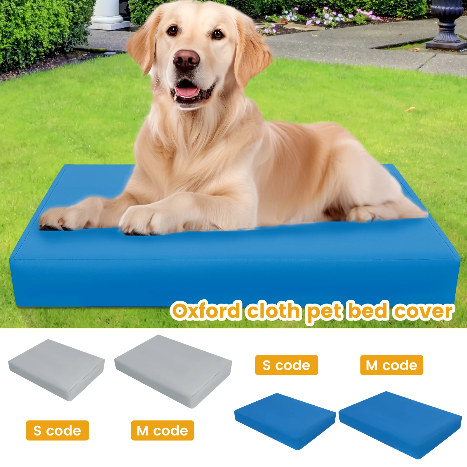Mattress Protector Waterproof - Hondenbedovertrek Oxfordstof Waterdichte hondenbedbeschermer Hoes met