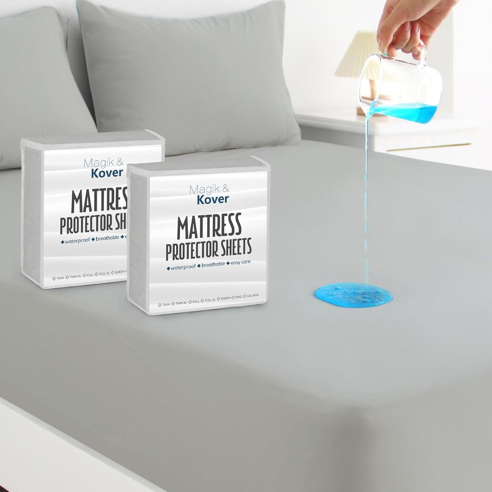 Mattress Protector Waterproof - Waterdichte matrasbeschermer voor tweepersoonsbed met elastische