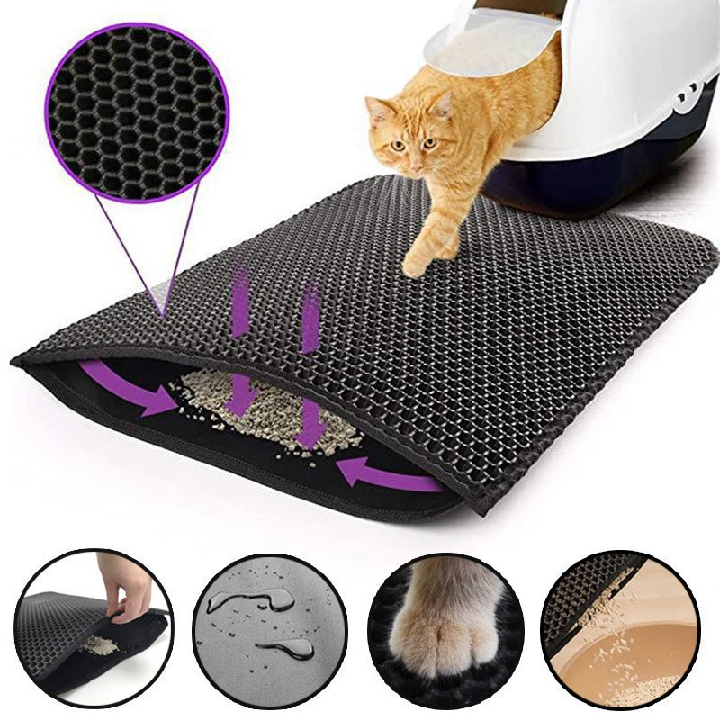 Mattress Protector Waterproof - Waterdichte kattenbakmat met dubbele laag, voor