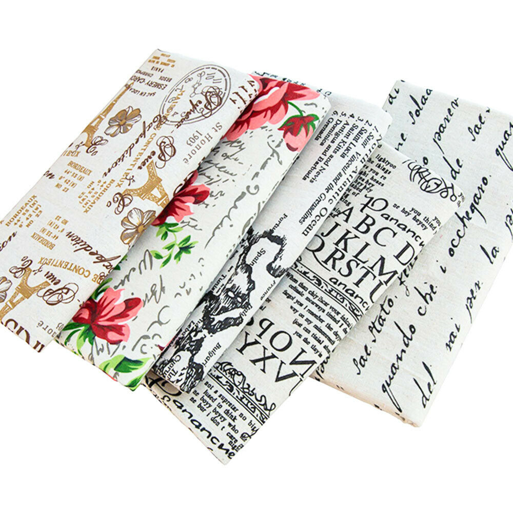 Home Textiles Paris - Parijs Eiffeltoren Bloemzegel Frans Patroon Stof