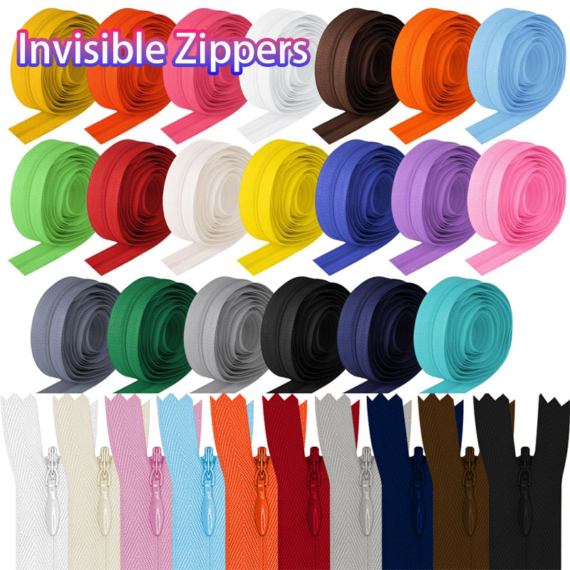 Home Textiles Sale - 100 Stuks Onzichtbare Ritsen 28-60 Cm