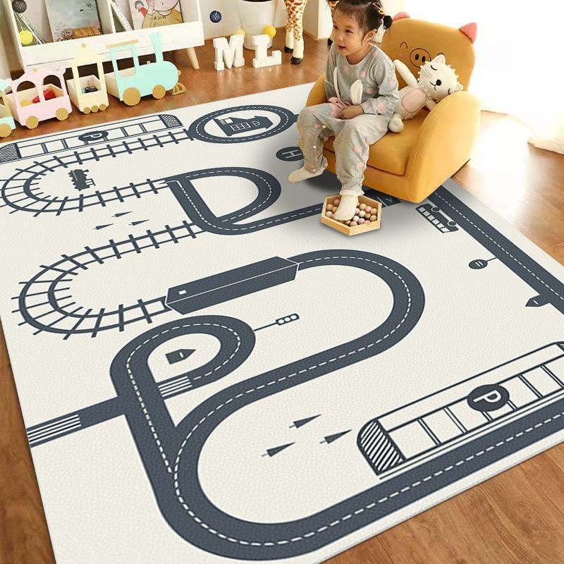 Cartoon kindervloermat stadsve - Home Textiles City recensie en prijs