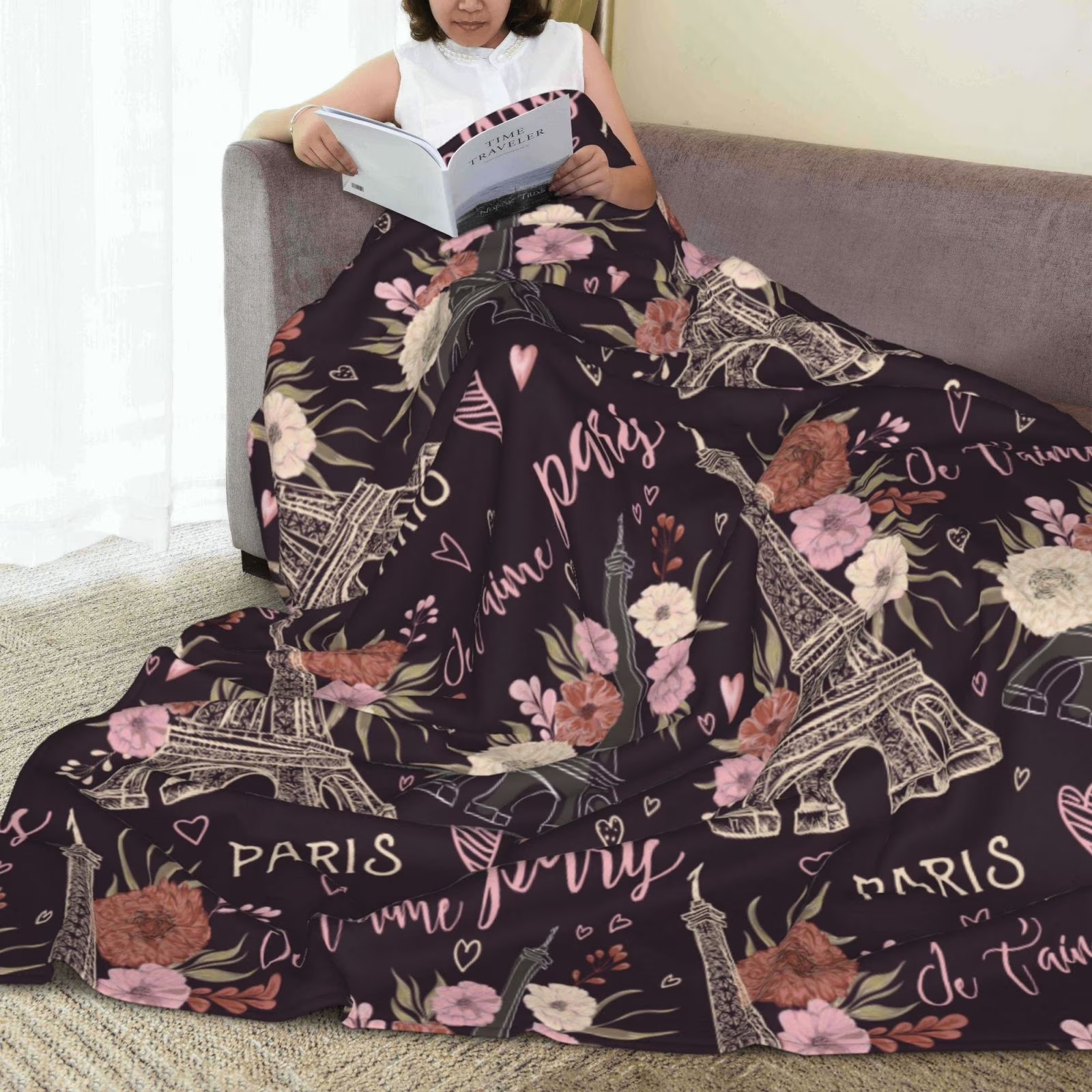 Romantisch Parijs Eiffeltoren  - Home Textiles Paris recensie en prijs