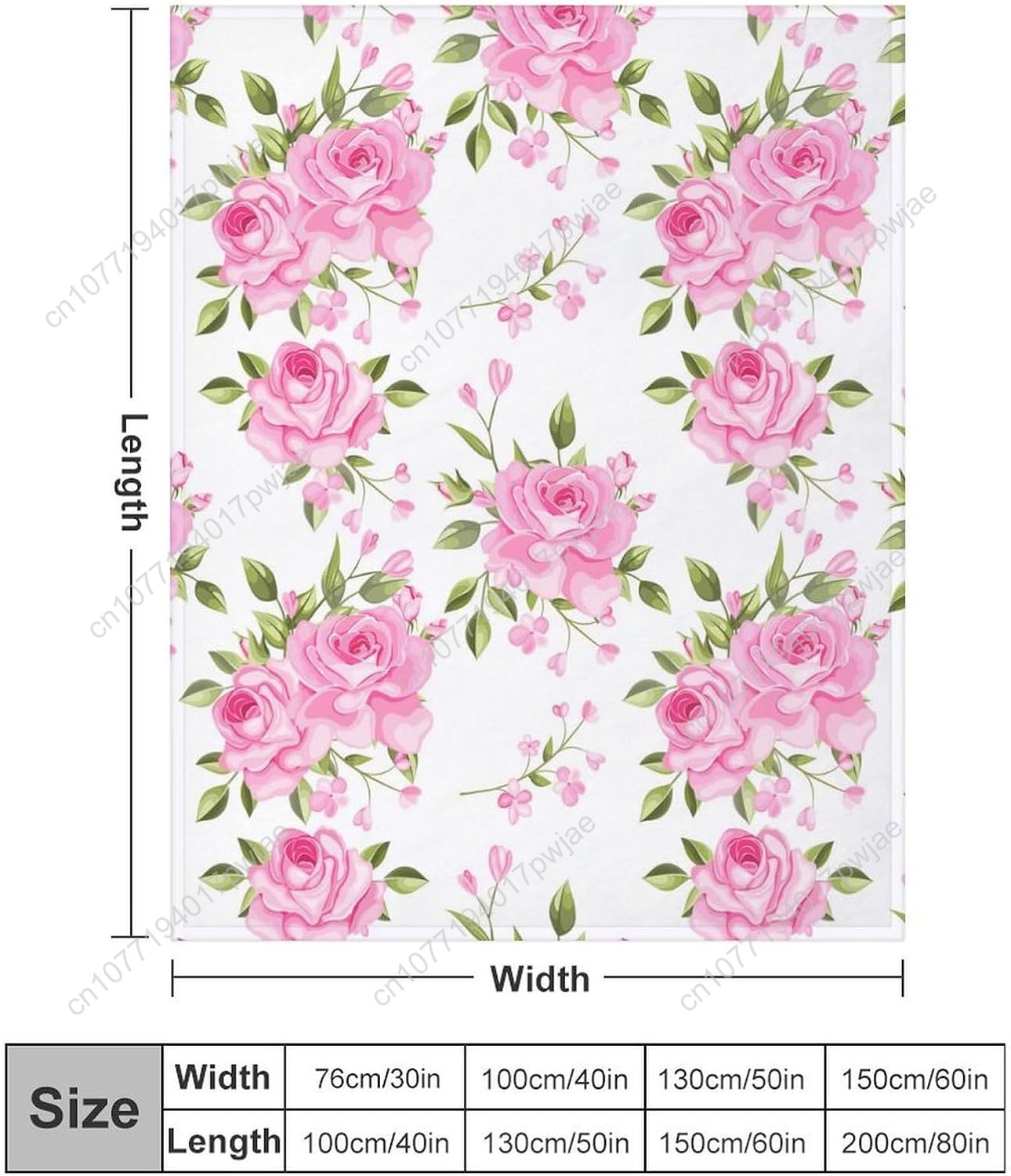Roze bloem gooien deken bloeme - Home Textiles & Furnishings recensie en prijs