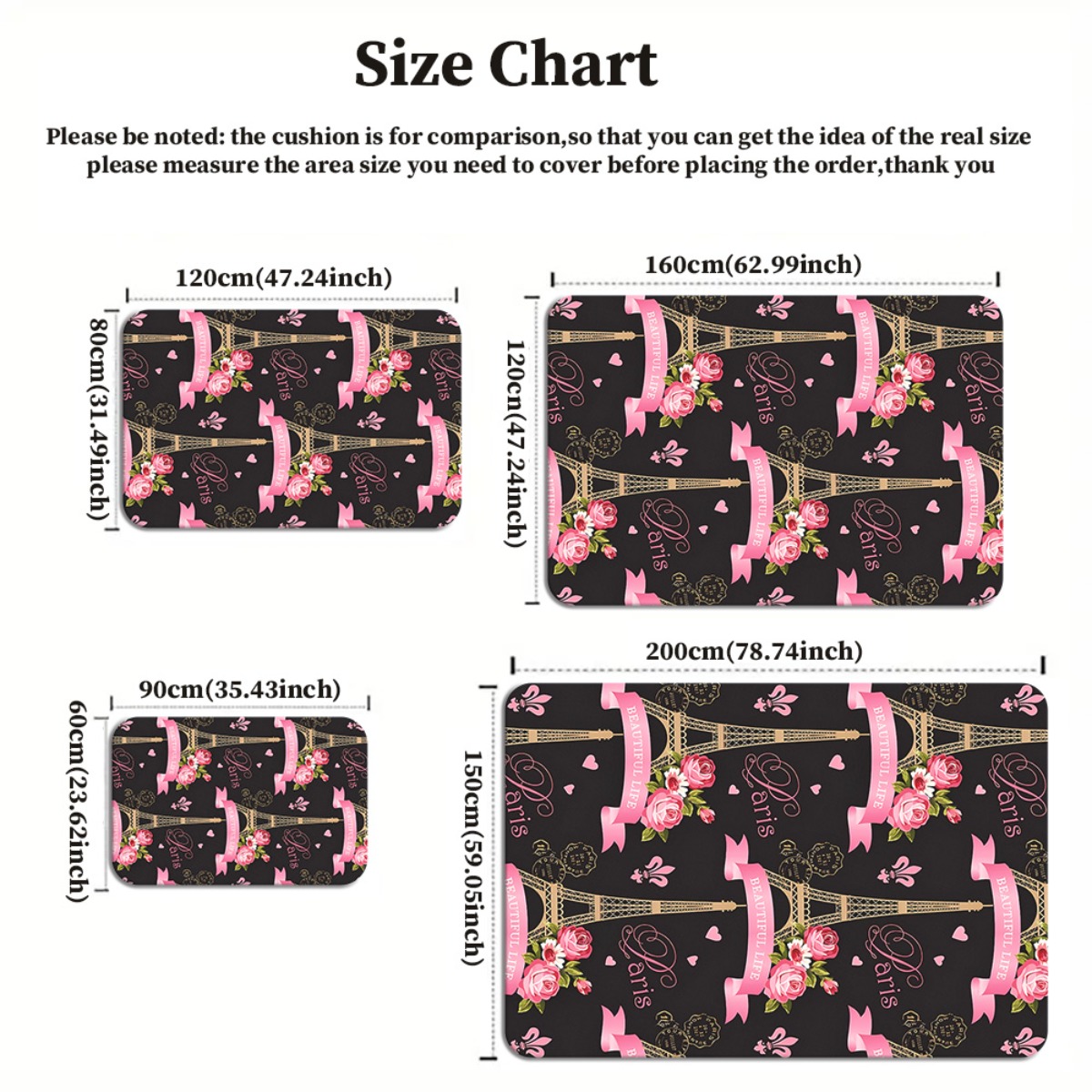 Parijs Eiffeltoren Rose Roze K - Home Textiles Paris recensie en prijs