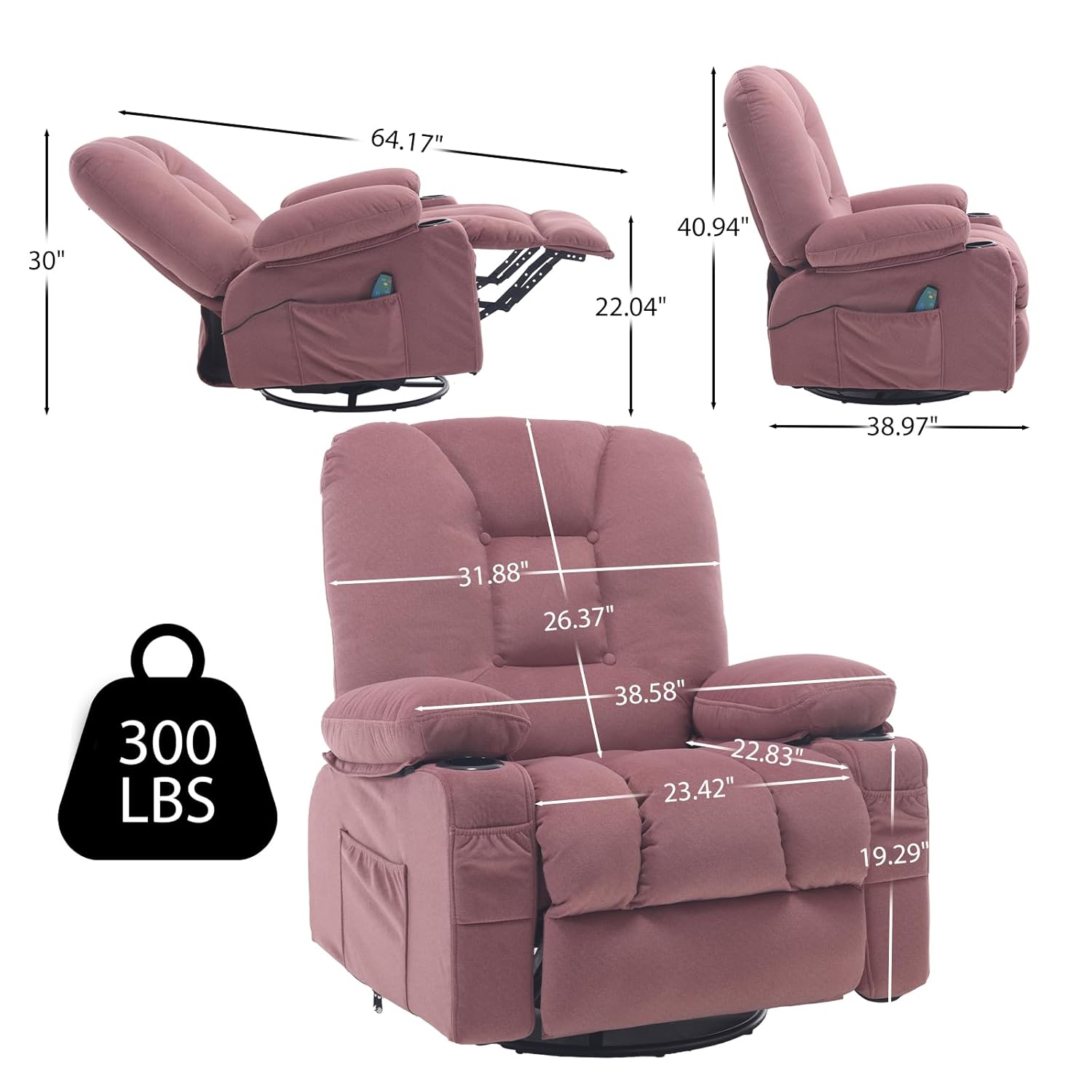 Rocker Swivel Relaxfauteuil me - Home Textiles Of Scandinavia recensie en prijs
