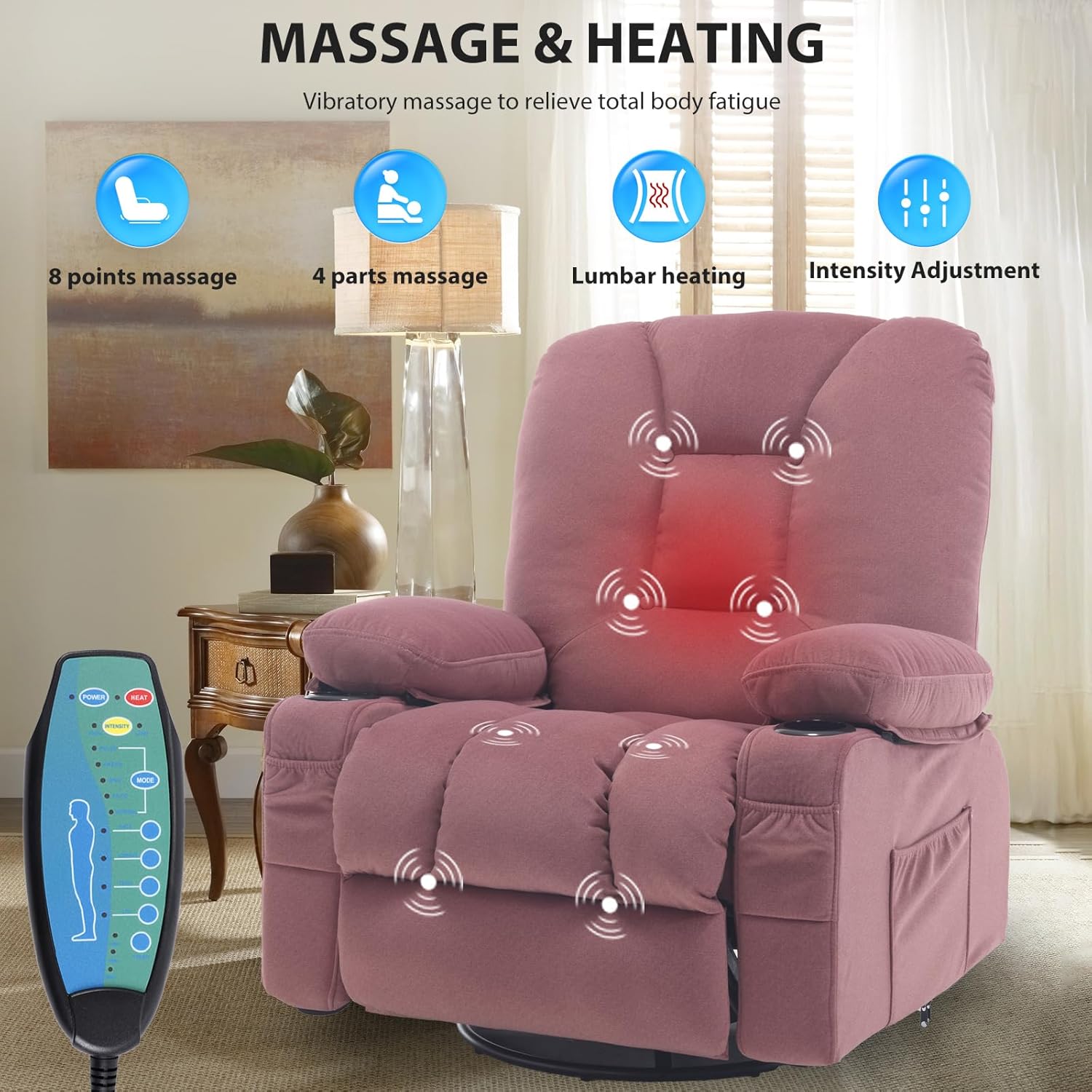 Rocker Swivel Relaxfauteuil me - Home Textiles Of Scandinavia recensie en prijs