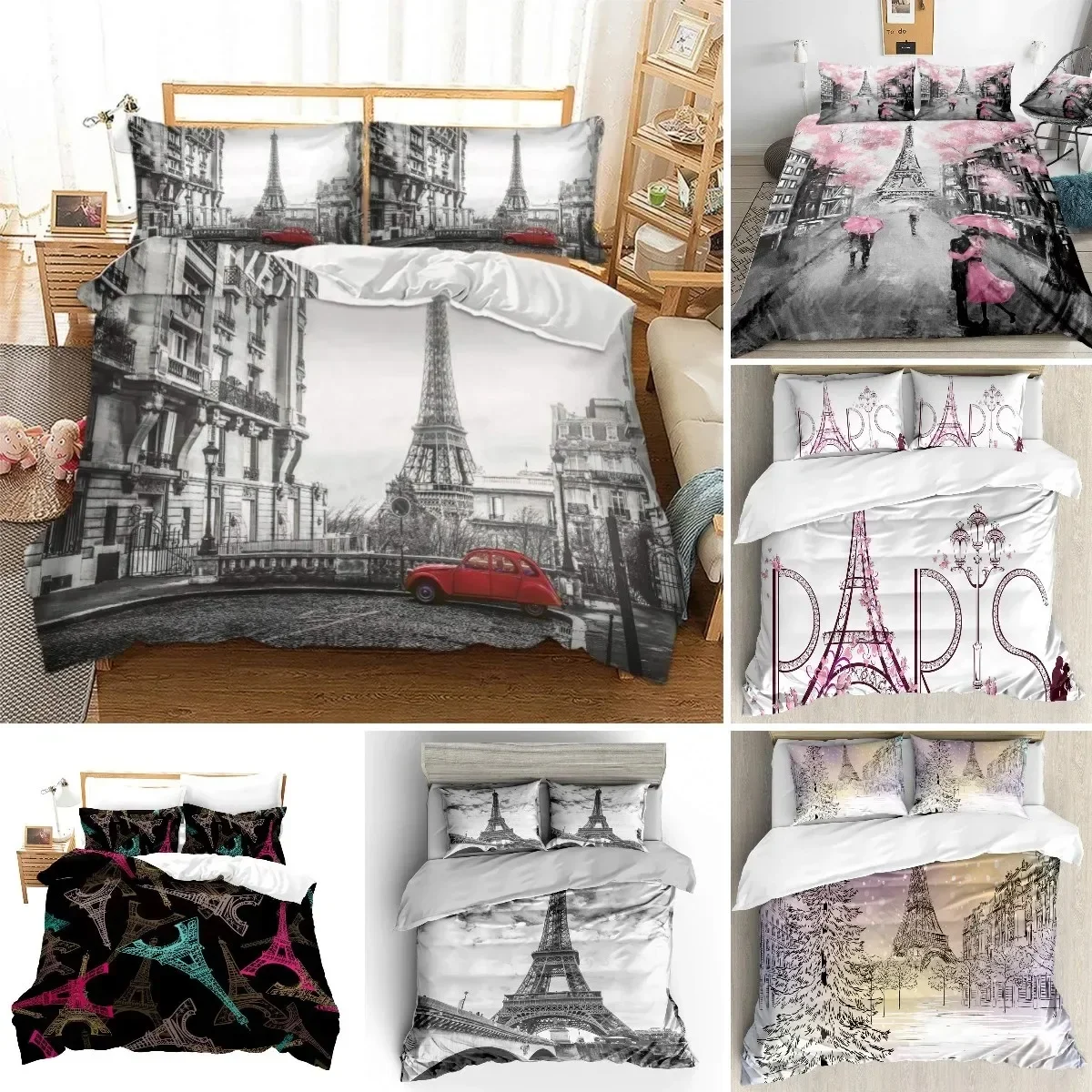 Eiffeltoren Parijs Thema Comfo - Home Textiles Paris recensie en prijs