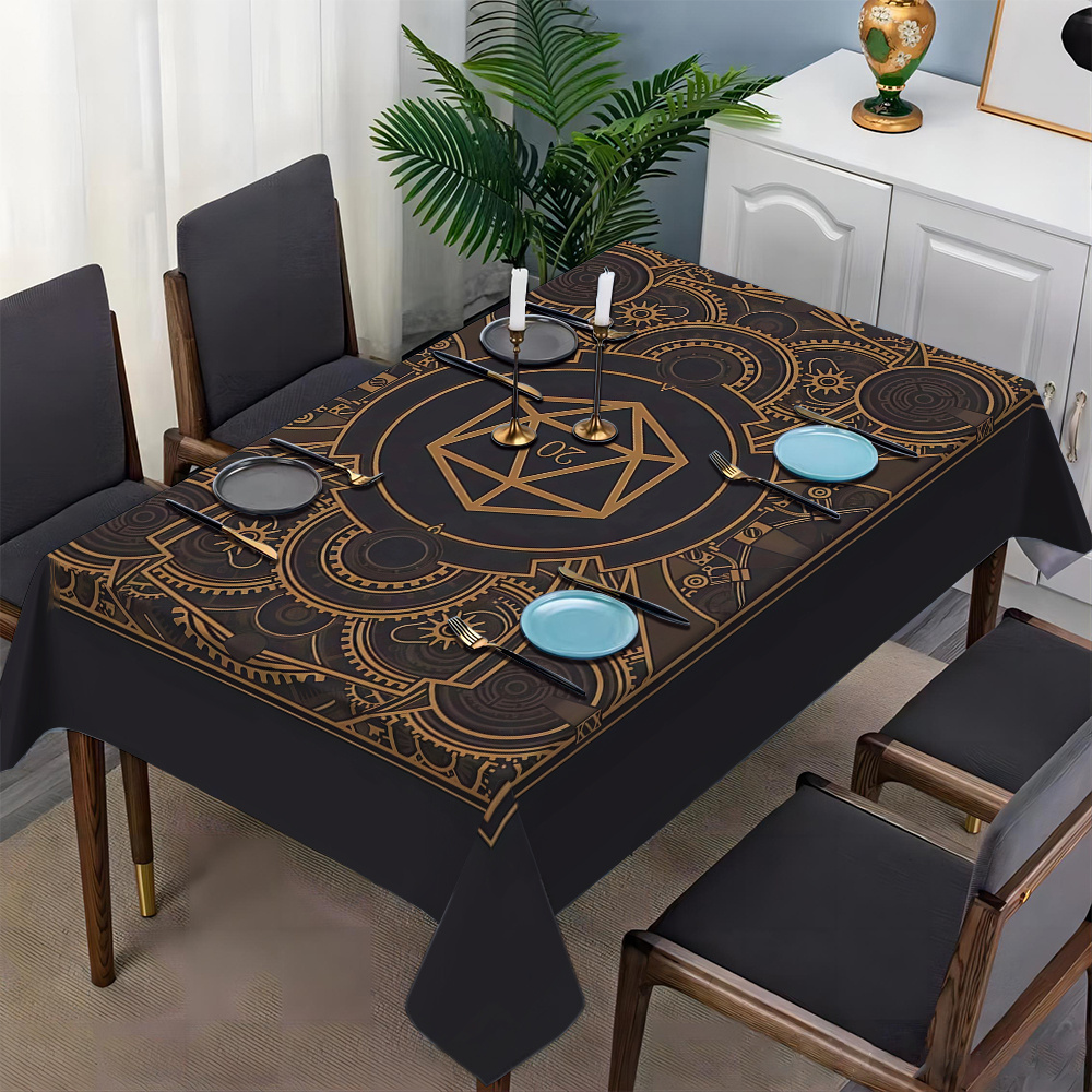 Steampunk zwart gouden tandwie - Home Textiles & Furnishings recensie en prijs