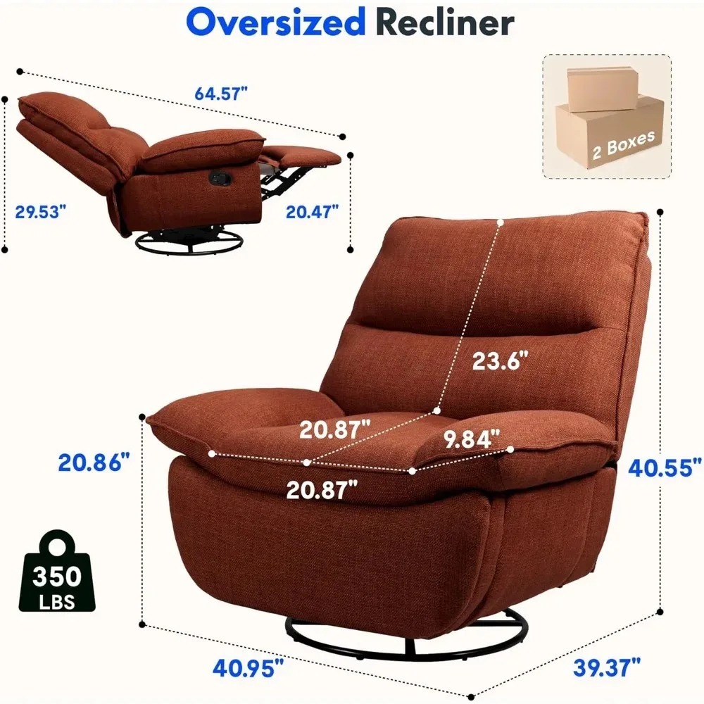 Draaibare relaxfauteuil, 360 g - Home Textiles Of Scandinavia recensie en prijs