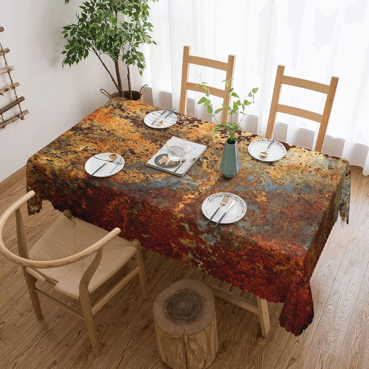 Industriële bruine roestkleuri - Home Textile Industry recensie en prijs